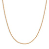 Italian Tricolor Diamond Cut Bead Ball Chain Necklace Real 14K Yellow Gold - besenn