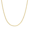 Italian Tricolor Diamond Cut Bead Ball Chain Necklace Real 14K Yellow Gold - besenn