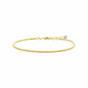 Italian Tricolor Diamond Bead Ball Bangle Bracelet Real 14K Gold - besenn
